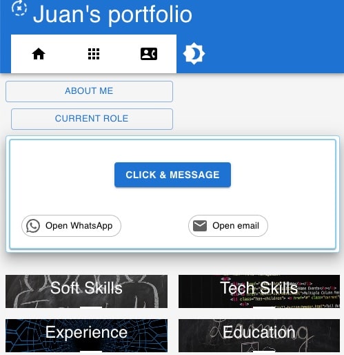Project I worked on: Juan Roman Portfolio